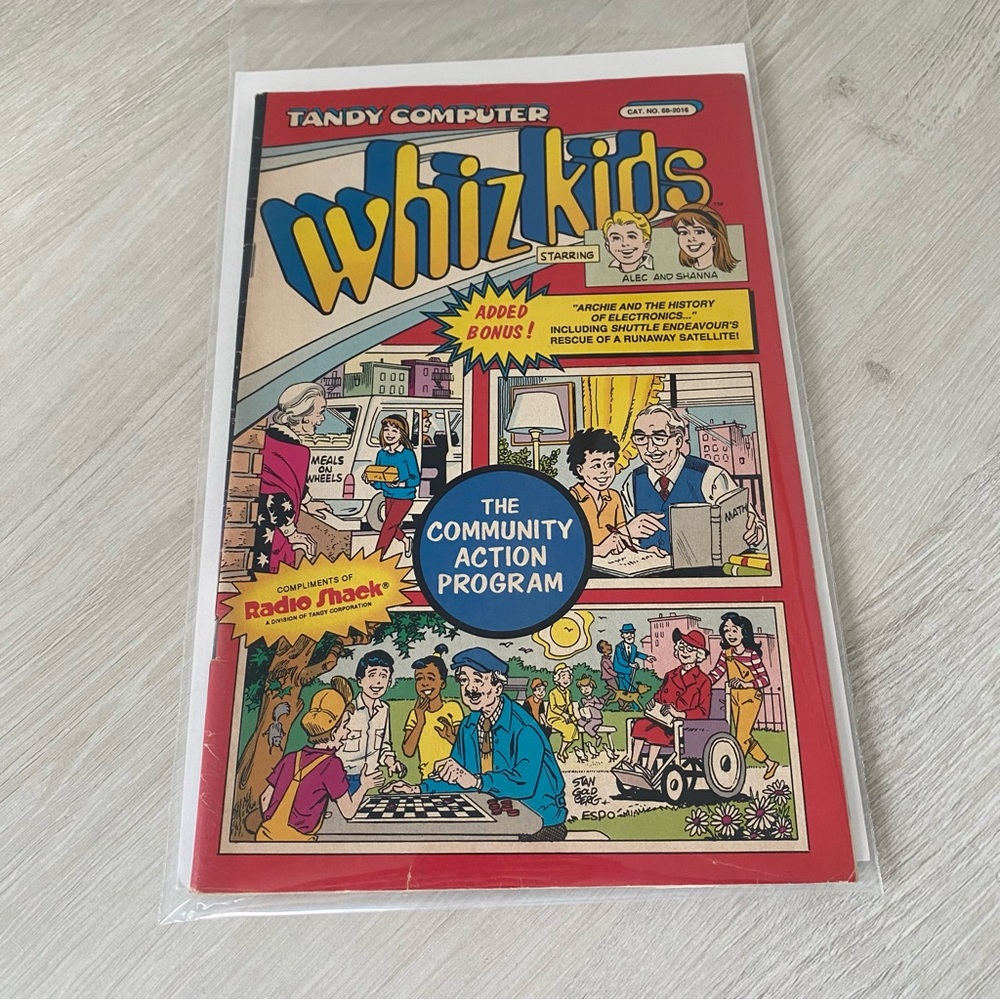 Vintage Whiz Kids Comics Set Tandy Radio Shack 80s Computer Trap Action Lot